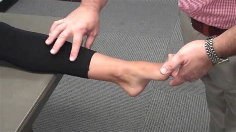 potts compression test|high ankle sprain squeeze test.